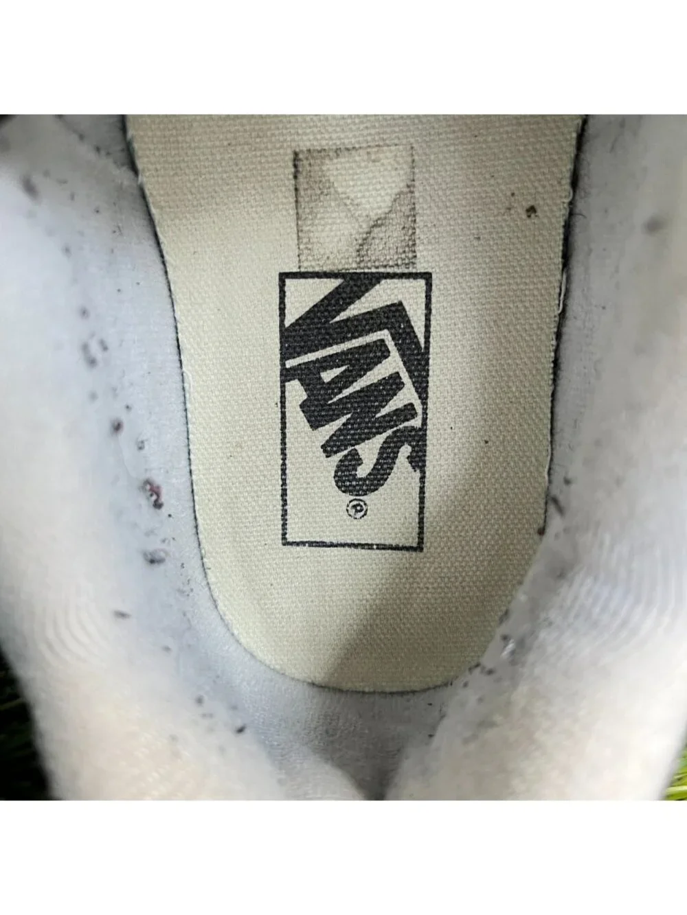 Vans Knu Skool Womens Size 8.5 Mens 7 Black White Athletic Skate Shoes Sneakers